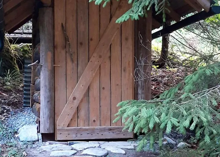 Loghouse In The Forest