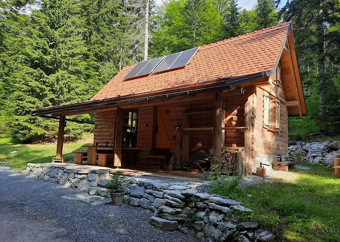 Loghouse In The Forest